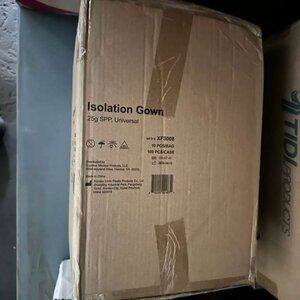 Cypress XF3008 Disposable Isolation Gowns 25g SPP 100 Pcs Universal Size- Yellow